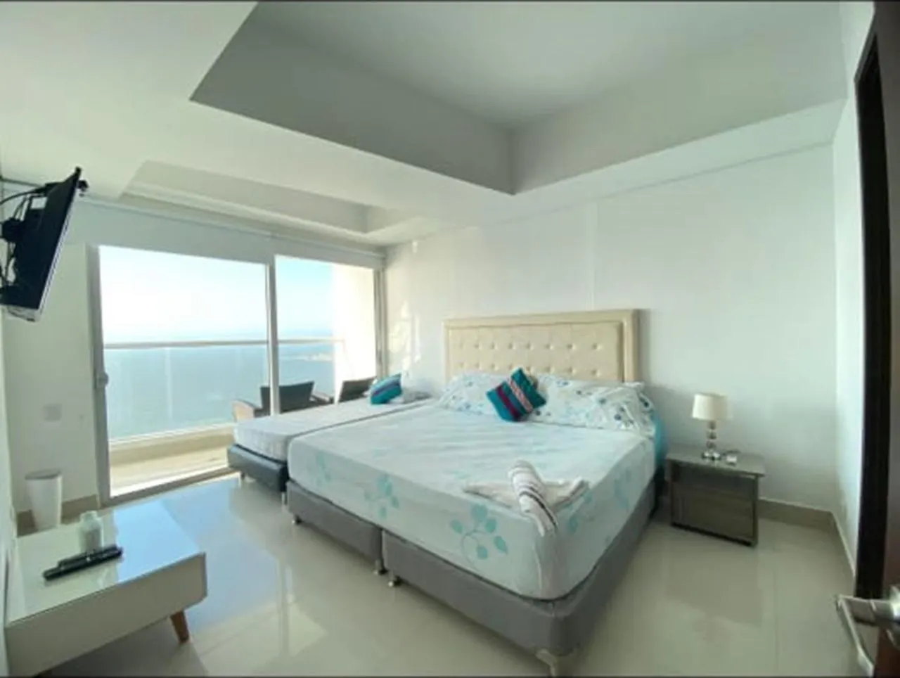 1Pe-Al Apartamento De 1 Alcoba Frente Al Mar Con Aire Acondicionado, Piscina Y Wifi Cartagena