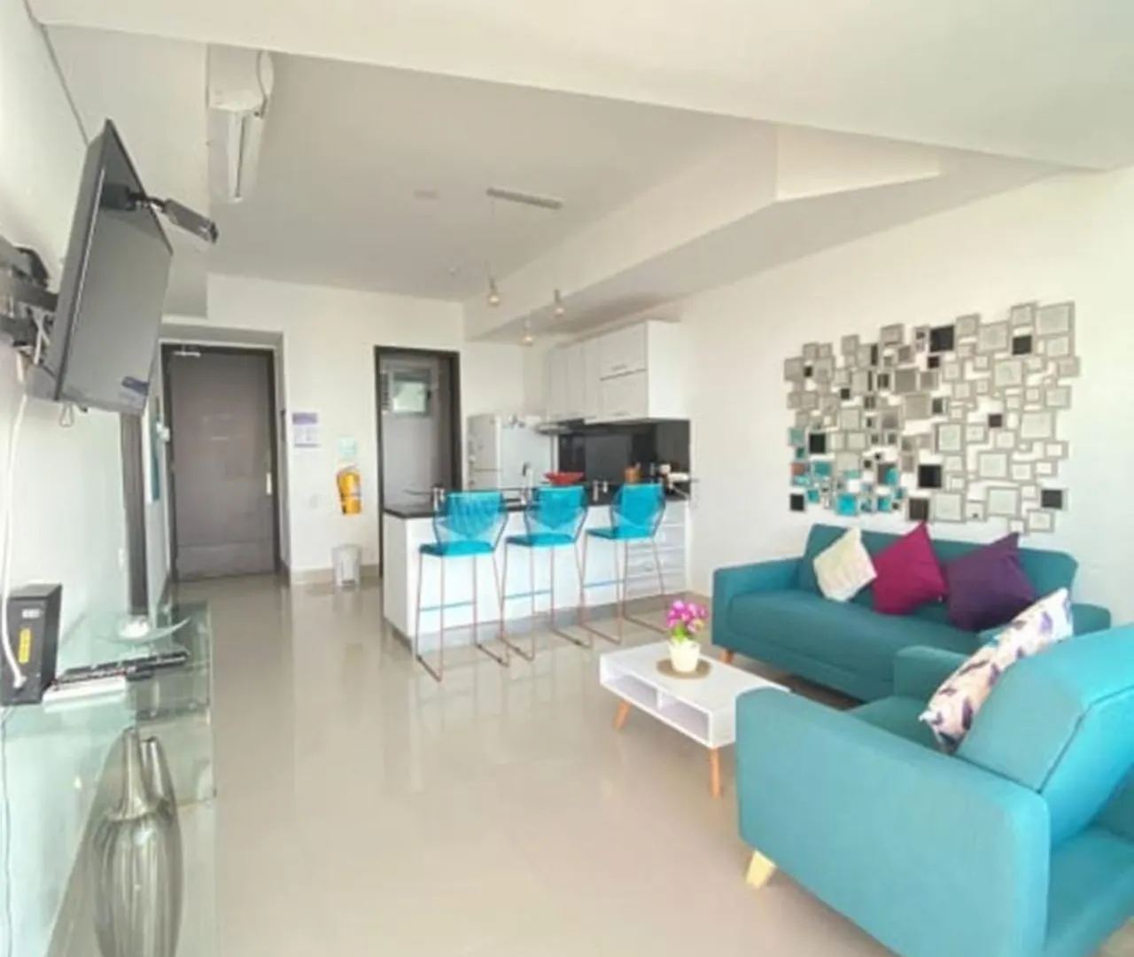 Apartment 1Pe-Al Apartamento De 1 Alcoba Frente Al Mar Con Aire Acondicionado, Piscina Y Wifi Cartagena