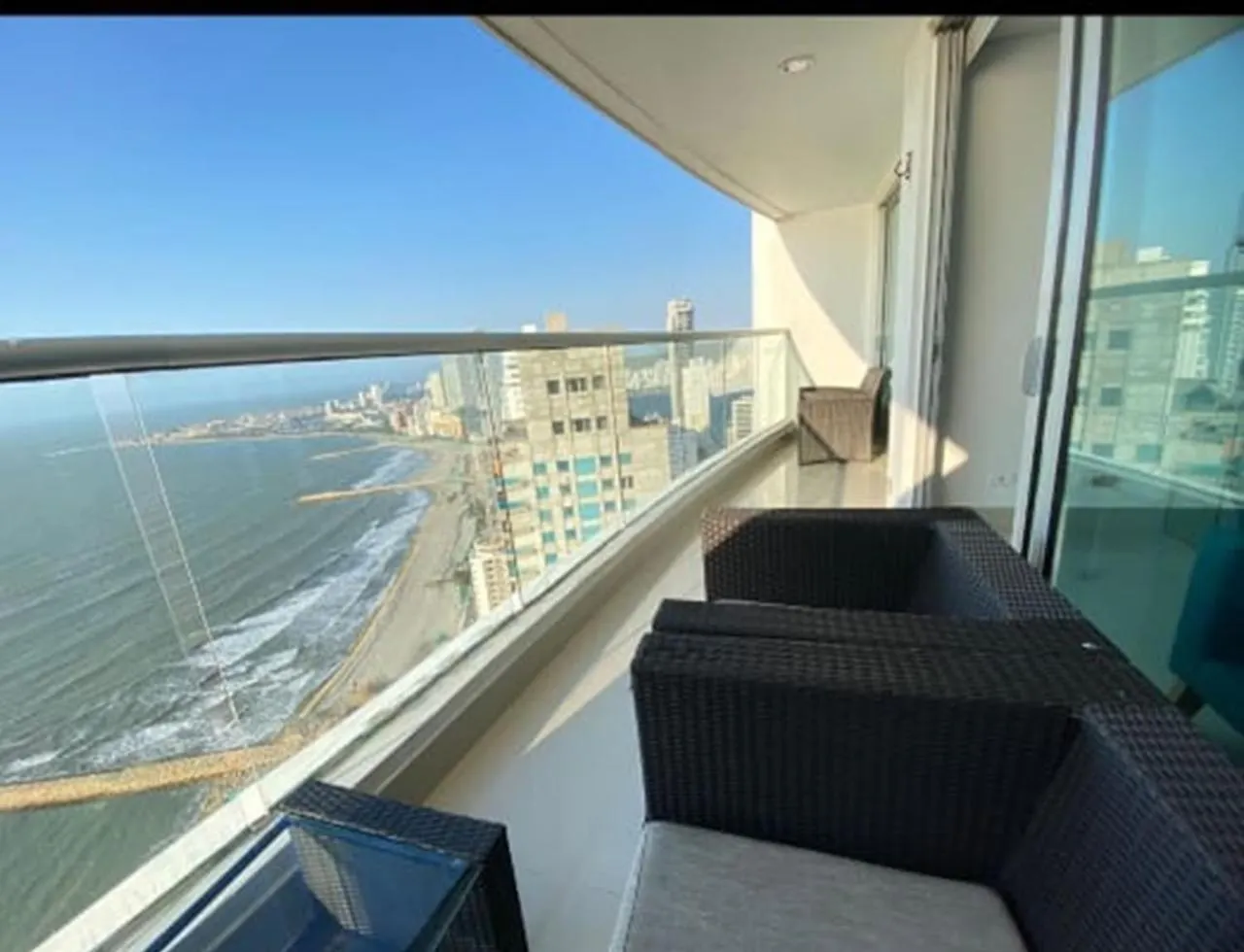 Apartment 1Pe-Al Apartamento De 1 Alcoba Frente Al Mar Con Aire Acondicionado, Piscina Y Wifi Cartagena